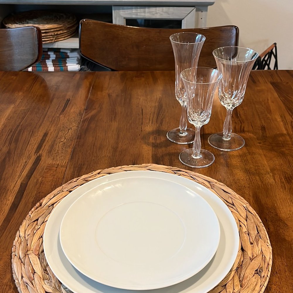 Original Cartier Glasses. Wine (12), Water(12), Champagne (11)